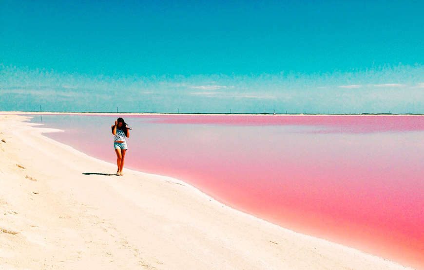 Excursión a LAS COLORADAS y paseo de 2 horas en Lancha en Ría Lagartos