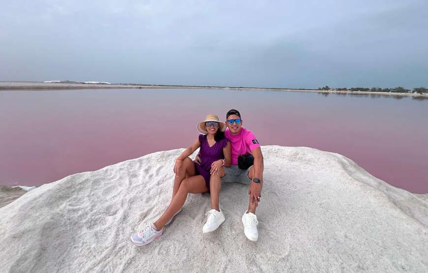 Excursión a LAS COLORADAS y paseo de 2 horas en Lancha en Ría Lagartos